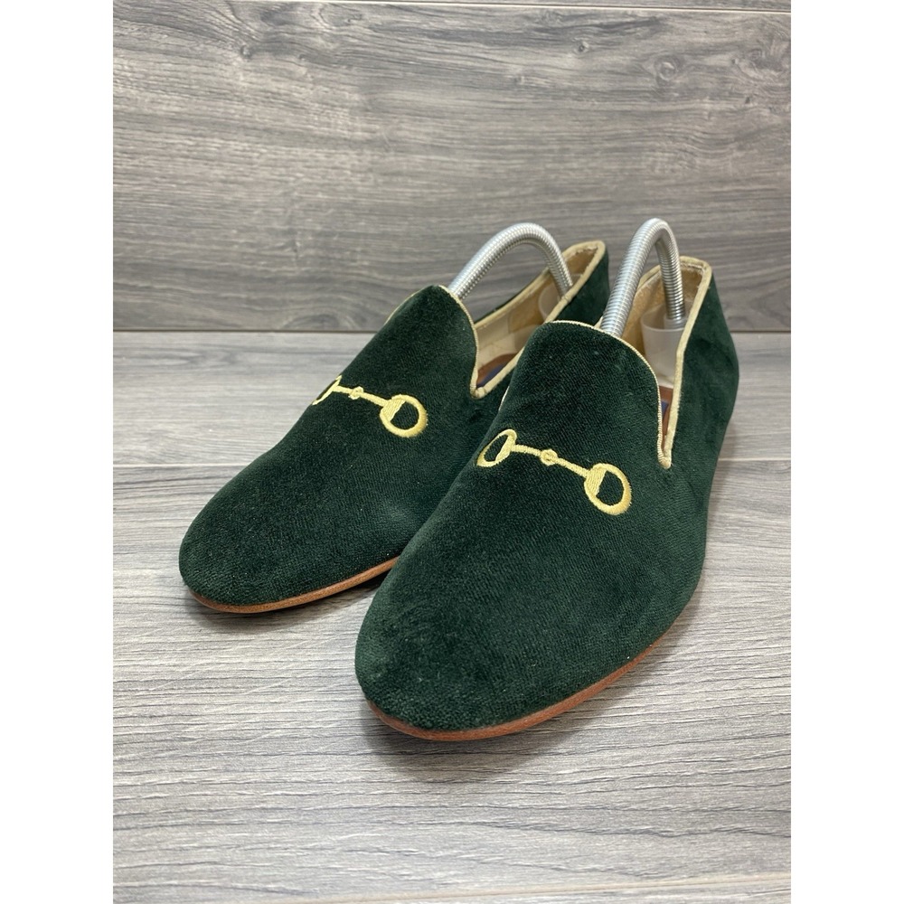 Rönner Loafer Horse Bit Green Women's Shoe US 9.5/10 EU 41 Leather Equestrian